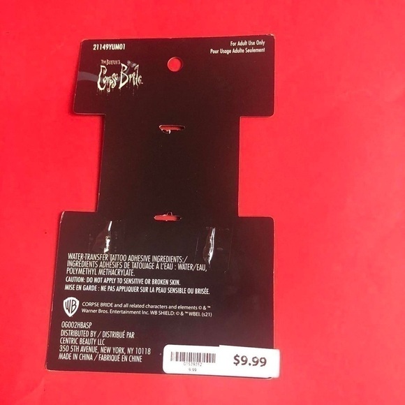 Tim Burton’s corpse bride temp tattoos 💙🤍​​​​​​​​​​​​​​​​​​​​​​ - Picture 3 of 3